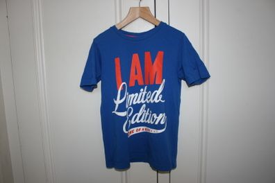 Boys Blue Logo Short Sleeve Top Age 6 - 7 Years