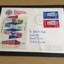 1969 First Day Covers Gandhi, Europa, Human Rights Image 4