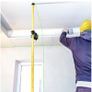 12 Ft./3.7m Laser Level Tripod Telescoping Pole with 1/4-Inch by 20-Inch Laser Mount for Rotary Included Rod & 5/8"-11 Adapter Image 5