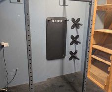 Blk Box bar exercise rack frame, wall mounted