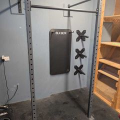 Blk Box bar exercise rack frame, wall mounted