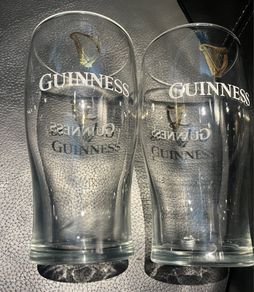 Guinness pint glasses