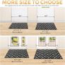 NEW SALE | Indoor Door Mats, 50 x 80 cm door mat non slip backing, Dirt Trapper Mat Absorbent Non-Slip Doormat for Entrance, Inside, Kitchen, Front Back Door, Pets and Garden Image 5