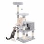 New Cat Tower, Condo and Basket, Kitten Furniture Activity Centre 138cm - FREE Delivery Image 5