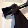 NWT AWear Black Bow-Detail Cocktail Dress Image 4