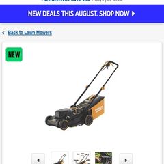 Electric Titan Lawnmower - used once