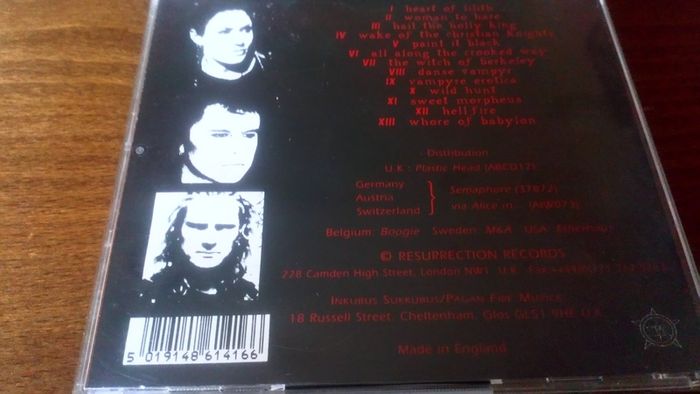 Inkubus Sukkubus Vampyre Erotica CD