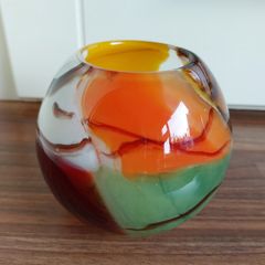 Vintage Mdina "Africa" Art Glass Bowl/Vase