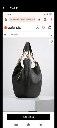 Michael Kors Hobo Black Bag