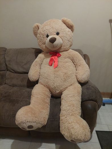 Large plush teddy bear