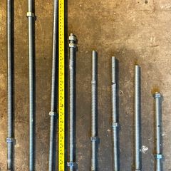 Heavy duty galvanised Long eye bold