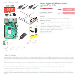 Raspberry Pi 4 8gb 64gb Starter MAX