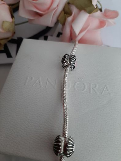 Brand new genuine Pandora sterling silver charm clips