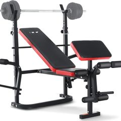 _Fitness Multifunction Adjustable Folding Recliner Fitness Bench for Complete Workout
