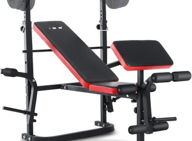 _Fitness Multifunction Adjustable Folding Recliner Fitness Bench for Complete Workout