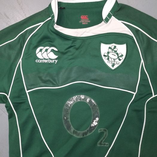 Vintage Ireland (S) 2007 Rugby Jersey Shirt Canterbury Green Irish Eire Retro Small