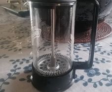 Bodum Coffee Press Maker with Set of 2 Cups and Saucers