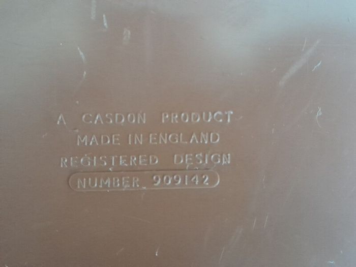 vintage 70s Casdon toy till can post