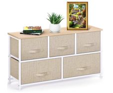 Vertical Chest of 5 Drawers Bedroom, Living Room, Nursery Room, Hallway