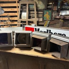 Four matching Strand Electric stage lights