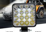 48W 12V 16LED Work Light Spot Beam Bar Car ATV Off-Road Driving Fog Lamps Van Truck Tractor Quad