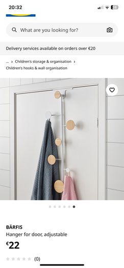 2 x Ikea door hanger (brand new)