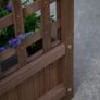 Wooden Raised Garden Bed With Trellis Climbing Vines Indoor & Outdoor Display Rack 64 x 28 x 120 cm Image 5