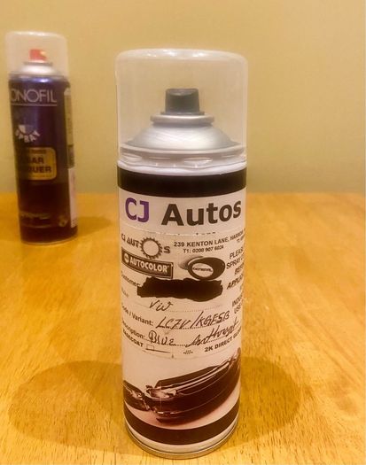 Car VW Paint Repair Kit LC7V KGF5B CJ Autos Paint Monofil Lacquer Dark Grey Blue Anthracite Anthrazit Pearl VAG Volkswagen Audi SEAT Skoda