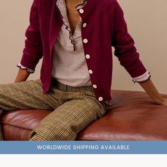 100% cashmere cardigan by the Scottish brand Brora