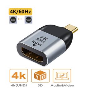 USB-C Thunderbolt 3 (Male) to HDMI (Female) 4K@60Hz Gold-Plated/Aluminum-Alloy Adapter (Brand New/Warranty)