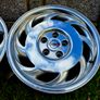 R17 5x120/4x100 Chevrolet Corvette C4 Sawblade alloy wheels with new tyres and adaptors Image 7