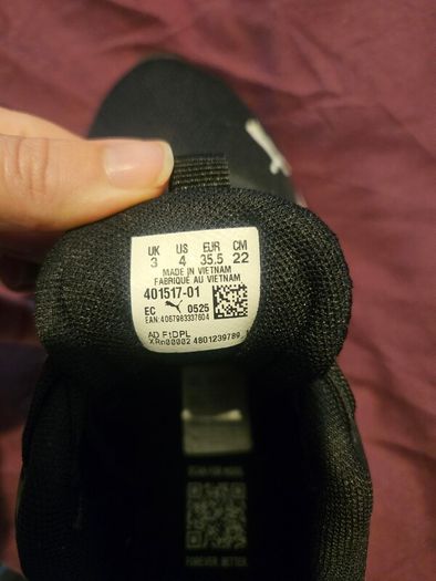 Puma Black Trainers