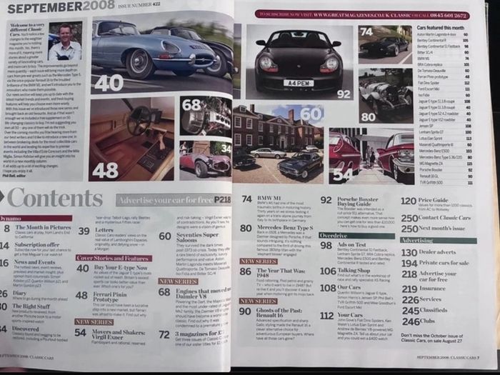 Classic Car Magazines x3