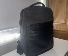 Black Laptop Travel Backpack - Multiple Compartments