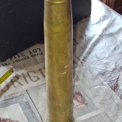 1952 40 mm Brass Shell for Automatic Gun L/60 a widely used anti-aircraft weapon Postage Available, These casings were typically used for the Borers 40 mm Automatic Gun L/60