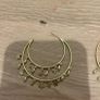 hoop charm earrings Image 3