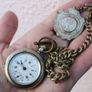 Vintage Sterling Silver Pocket Watch Image 4