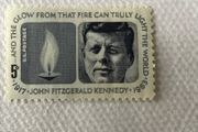 Rare 1964 US stamp - JFK Eternal Flame