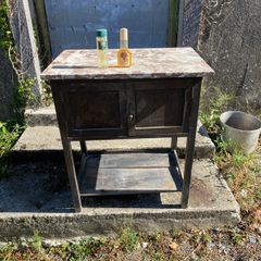Vintage Marble Top Washstand / Upcycle Project