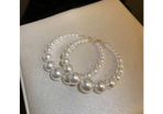 Beautiful Pearl Hoops