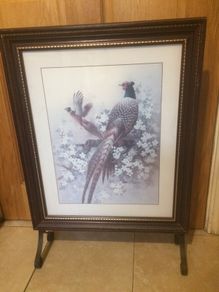 Pheasant firescreen