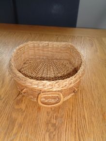 Vintage Wicker Basket for Sale