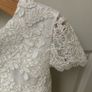 John Rocha Ivory dress with lace and silk ribbon age 5 Image 4
