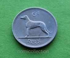 Ireland 1963 year 6 Pence.