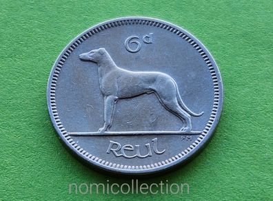 Ireland 1963 year 6 Pence.