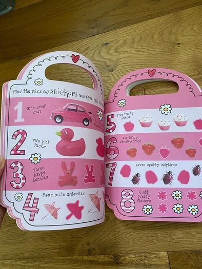 New - My Pretty Pink Sticker & Doodling Bag