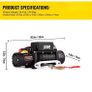 New winch recovery trailer 6 tone 13500 LBS  Wired Car Winch for ATV/UTV SUV Truck Towing Off-Road Image 3