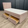 Single Divan Bed And Mattress With Headboard Image 4