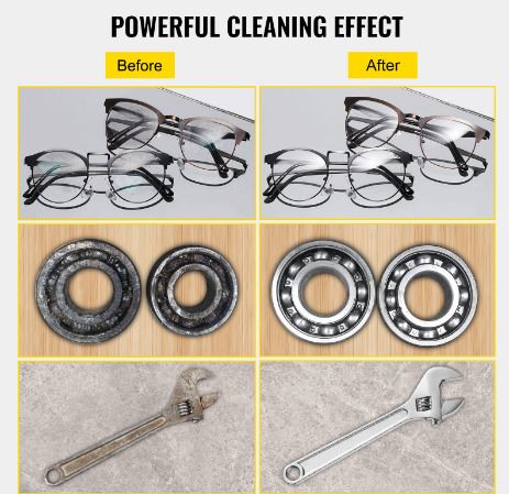 6/10/15/22/30L Digital Ultrasonic Cleaners Cleaning Supplies Bath Timer Jewellery