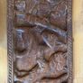 Two Vintage Large Hand-Carved African Wooden Wall Plaque - Benin / Yoruba Style Image 4